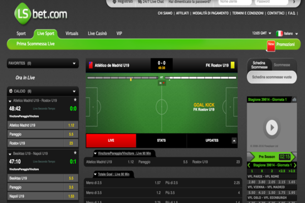 Lsbet Scommesse Live